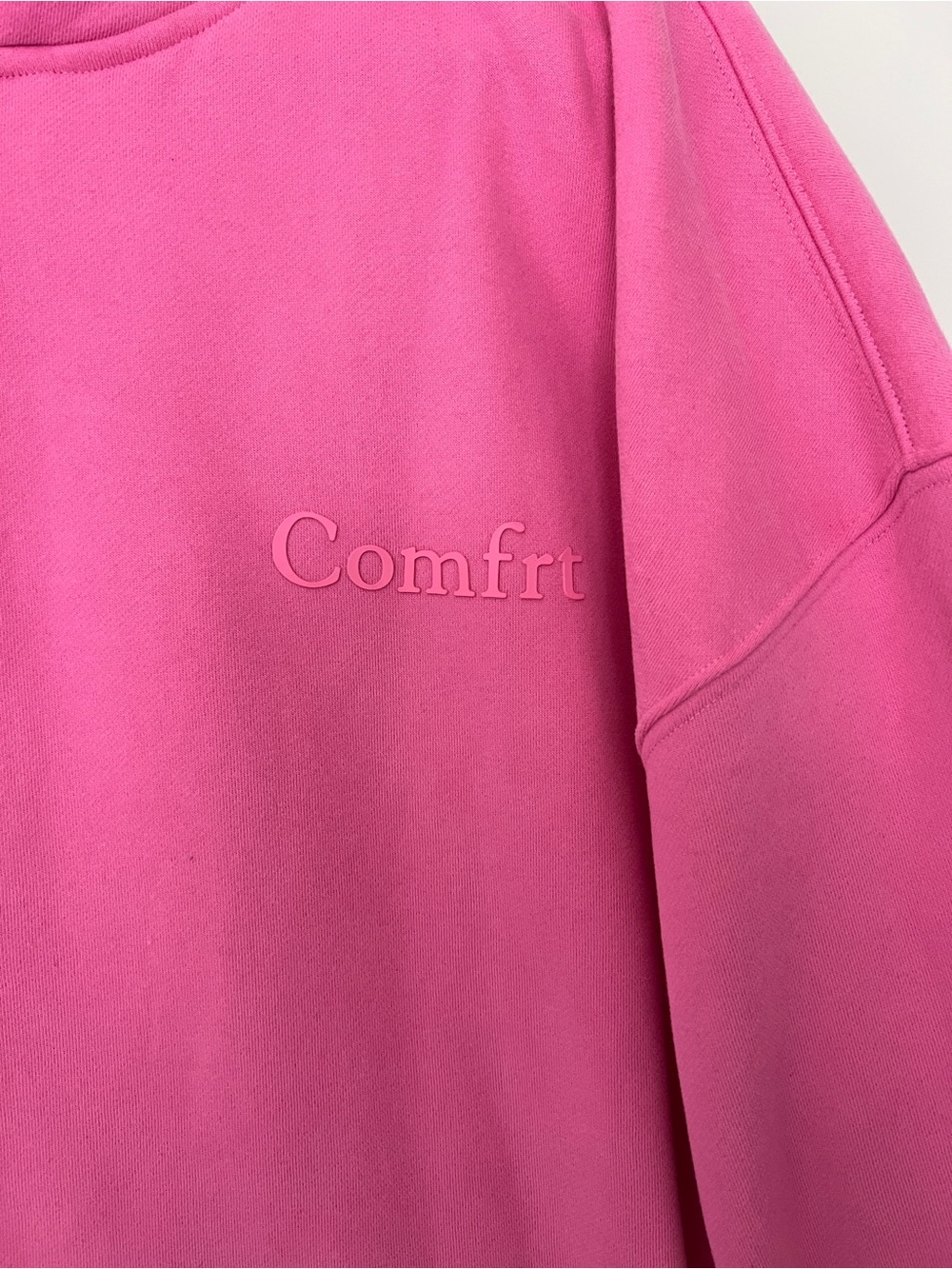 Comfrt Tranquil Hoodie Candy Pink Oversized 2XL XXL